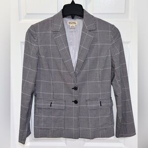 MICHAEL by Michael Kors 2 button plaid blazer SZ 4​​